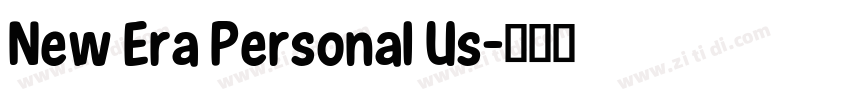 New Era Personal Us字体转换